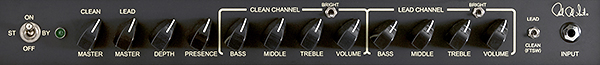 Control pannel from the PRS Archon 50 guitar amplifier