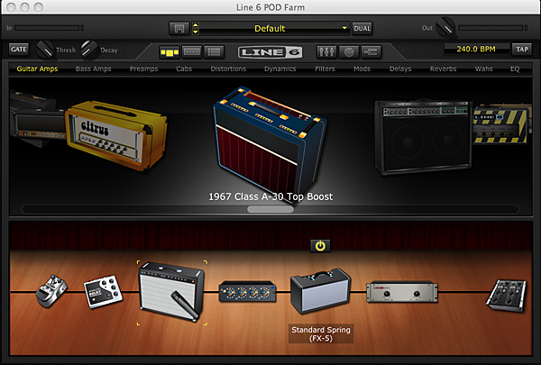 MusicPlayers.com: Reviews > Recording > Line 6 POD Farm Platinum Plug-In