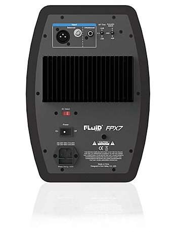 Fluid Audio FPX7 Monitor Speaker rear view