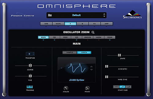 Omnisphere arpeggiator