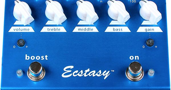 Bogner Ecstasy Blue & Red Overdrive Pedals – MusicPlayers.com