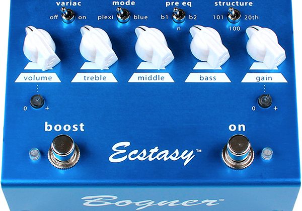 Bogner Ecstasy Blue & Red Overdrive Pedals – MusicPlayers.com