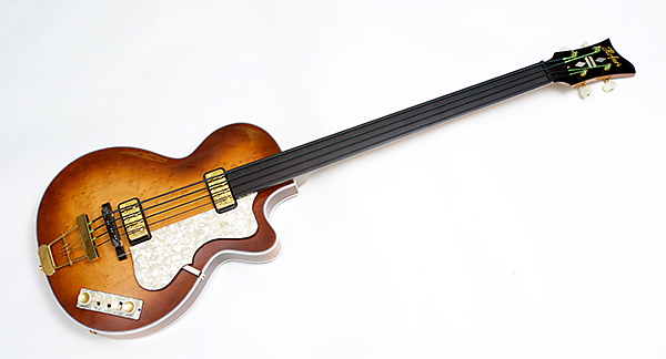 Hofner 500/2 Club Fretless Bass Guitar – 