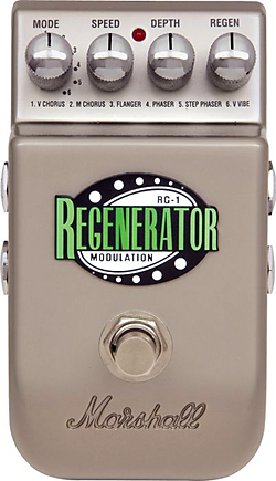 Marshall RG-1 Regenerator Modulation Pedal – MusicPlayers.com