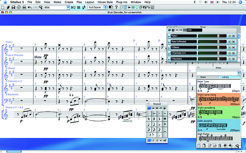 sibelius 5 how print multiple parts into one