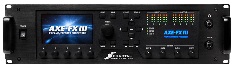 Fractal Audio Axe Fx Iii Preamp Effects Processor Musicplayers Com - if desired however all four ins and outs can be used simultaneously giving the axe fx iii many uses live or in the studio