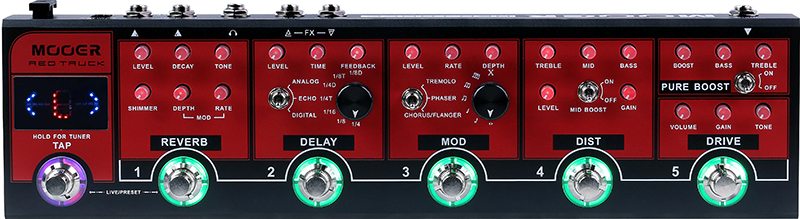 Mooer Red Truck Combined Effects Pedal – MusicPlayers.com