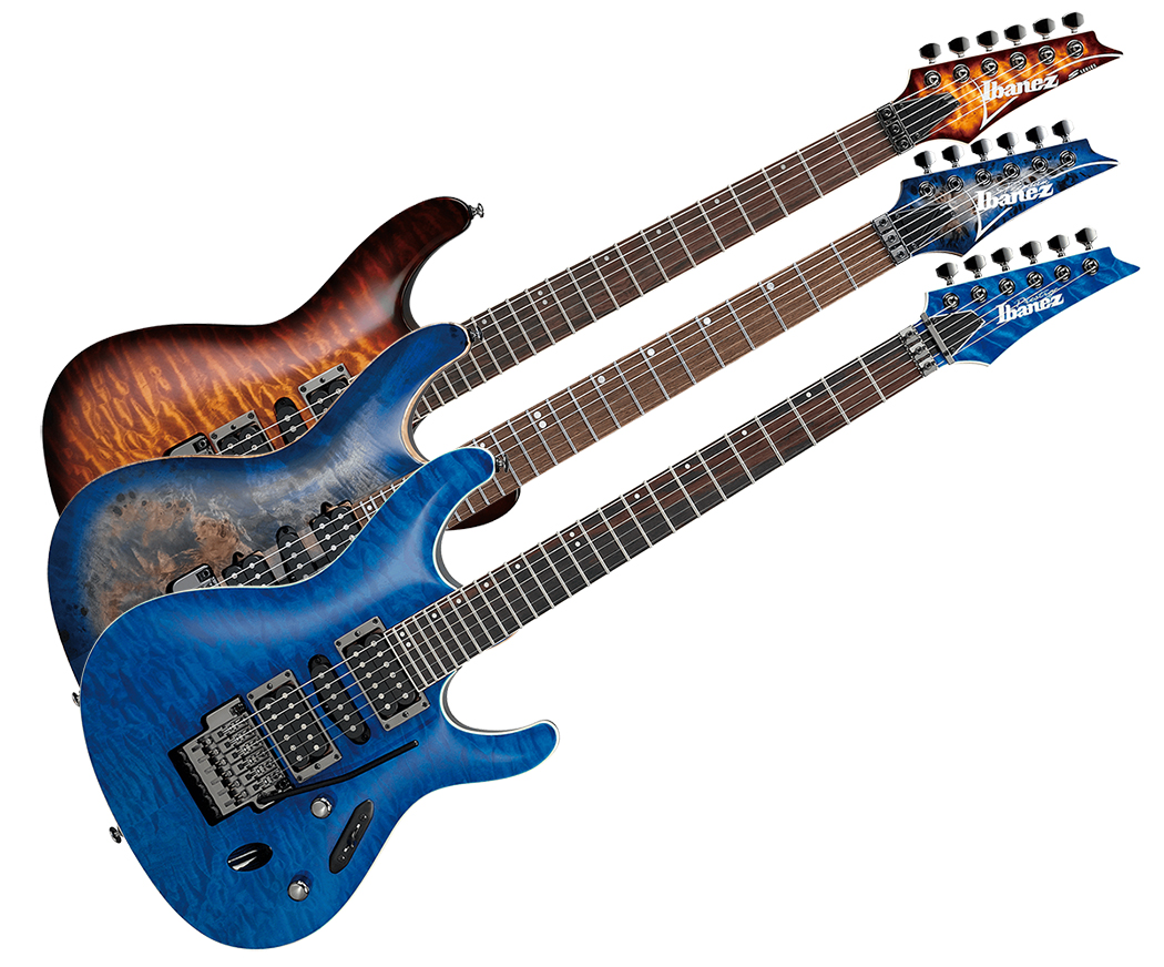 Ibanez S-Series Guitars: S670QM Standard, S1070PBZ Premium, S6570Q ...