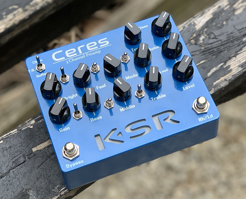 KSR Ceres 3 Channel Preamp Pedal – MusicPlayers.com