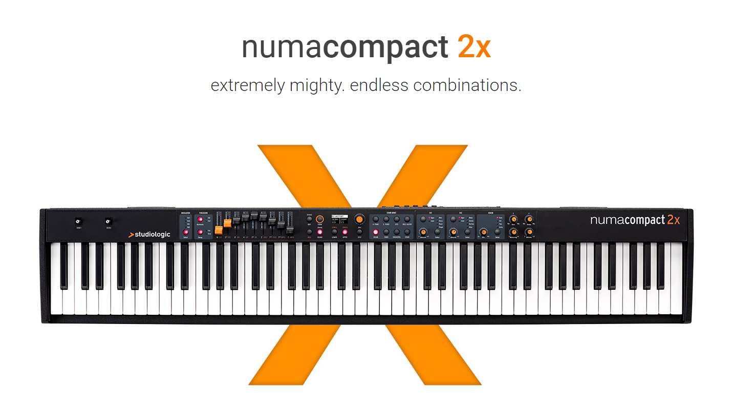 Studiologic's Numa Compact 2X Enhanced with Major OS Update