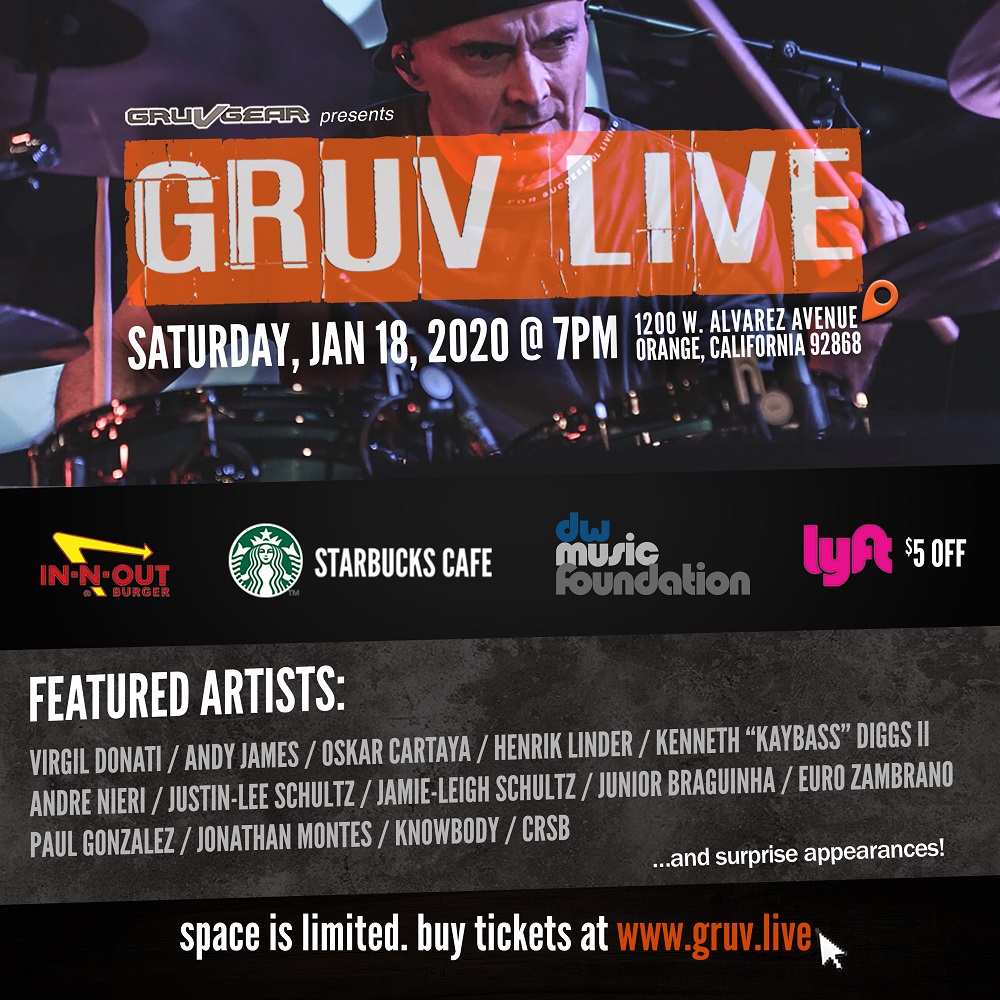 Top Musicians To Play At GRUV LIVE 2020 During NAMM Show – MusicPlayers.com