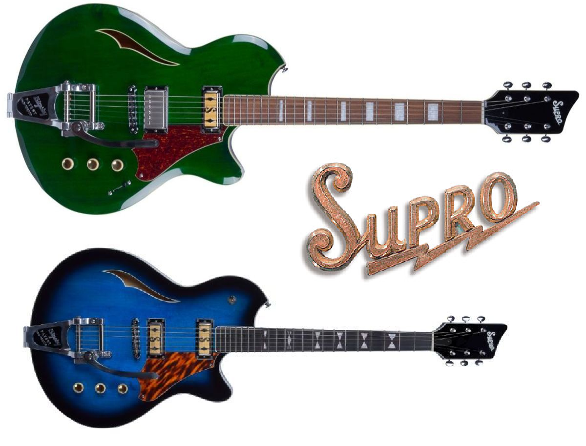 ethisch Vertrek nek Supro launches Conquistador and Clermont semi-hollowbody, Bigsby equipped  electric guitar designs – MusicPlayers.com