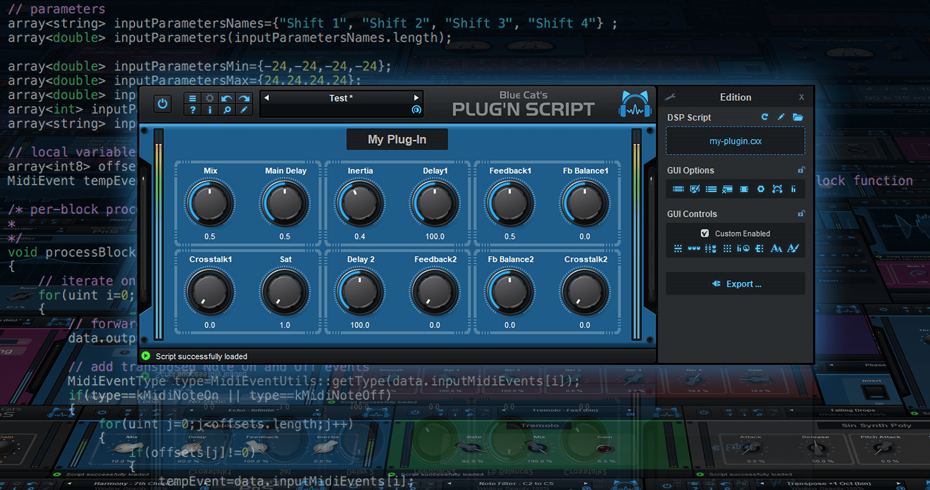 N scripts. Blue Cat's Plug'n script. Blue Cat Audio. Плагин синий. Blue Cat Plugins.