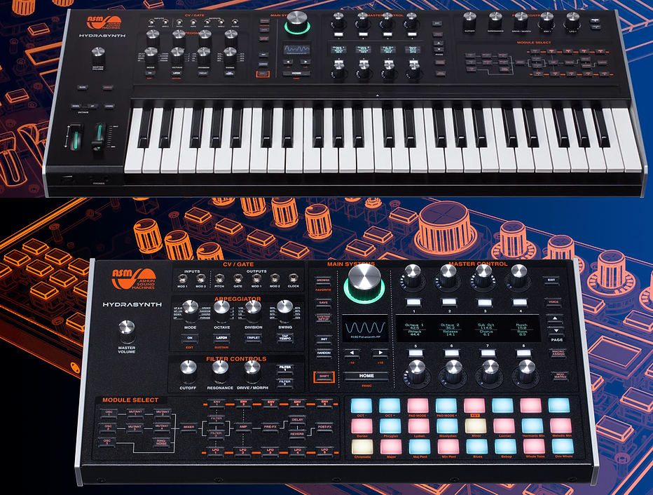 Ashun Sound Machines' Hydrasynth advanced with Version 1.5 feature