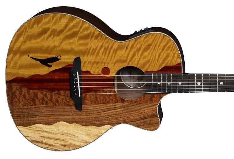 På jorden konkurrerende Tranquility Luna Guitars' Vista Eagle Tropical Wood Acoustic-Electric Soars to New  Heights – MusicPlayers.com