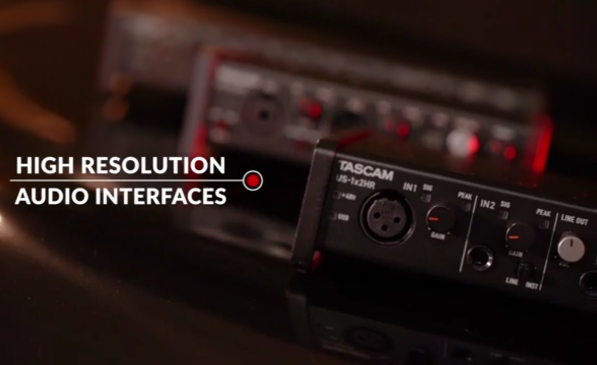 TASCAM Debuts the US-HR Series High Resolution USB Audio