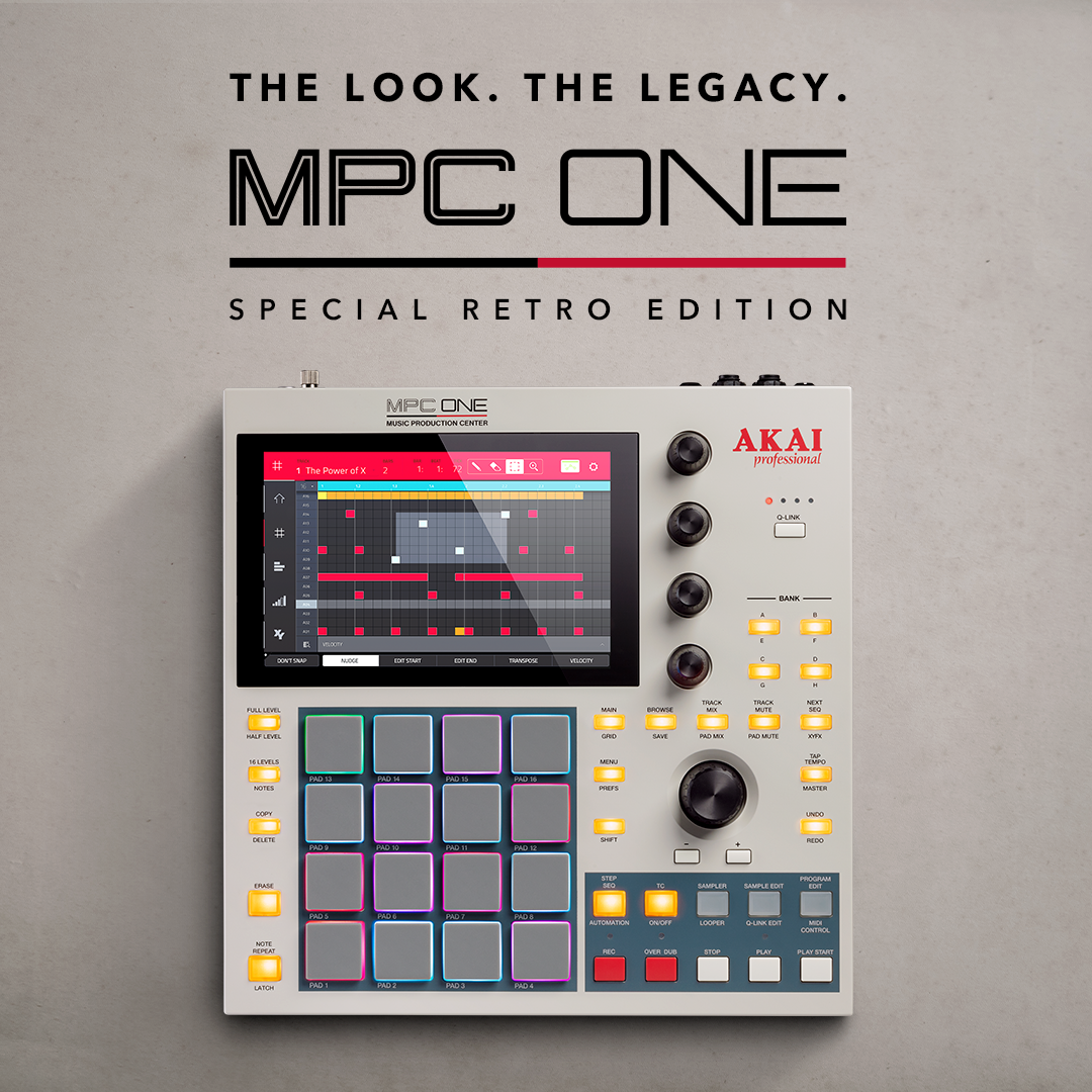 AKAI PROFESSIONAL® UNVEILS MPC ONE RETRO STANDALONE