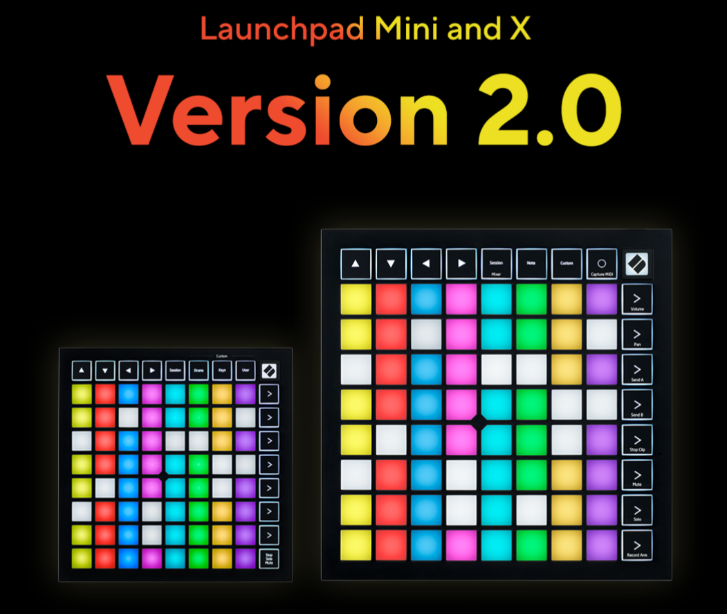 Novation's Launchpad Mini and Launchpad X receive firmware version