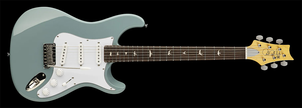 Paul Reed Smith SE John Mayer Silver Sky Stone Blue Electric Guitar - World  of Music