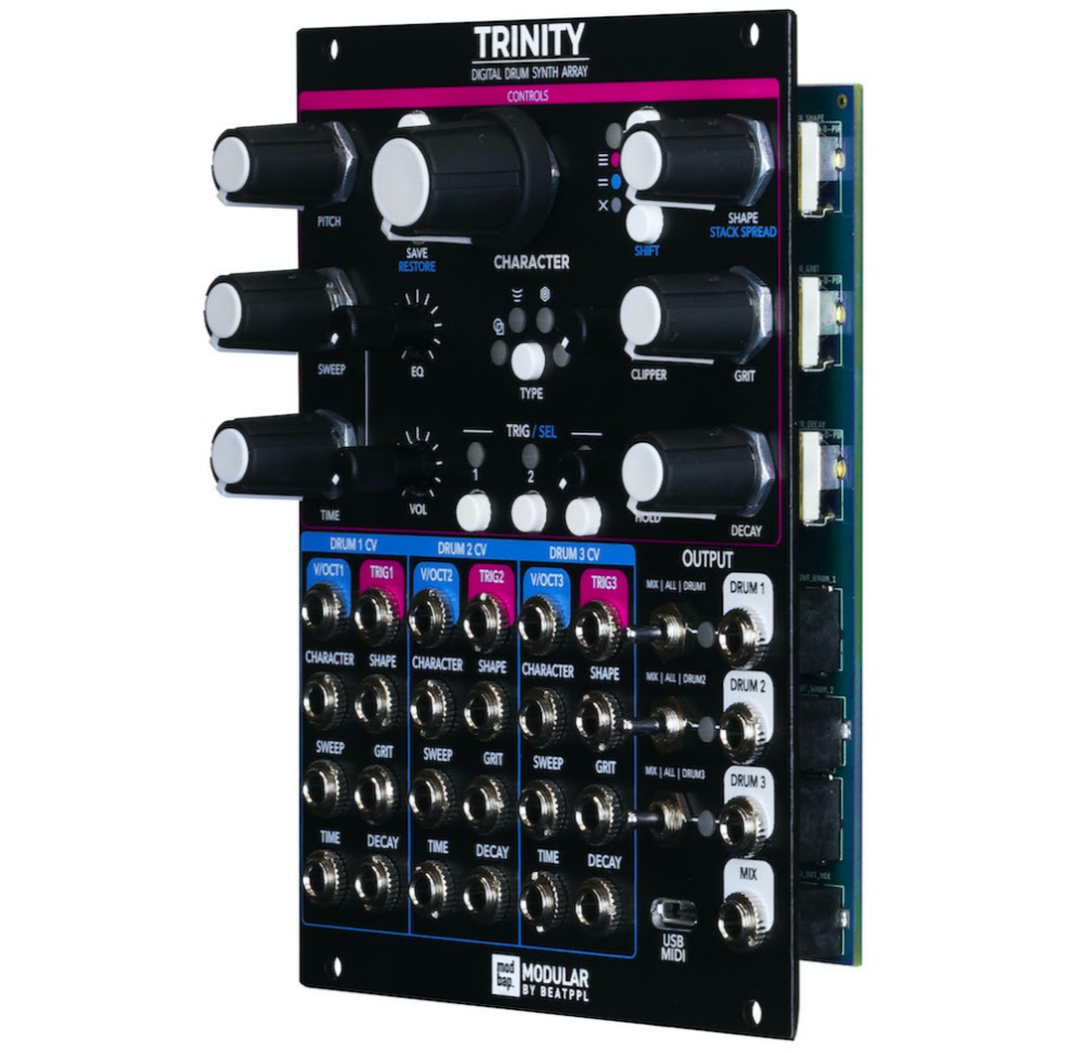 Trinity from Modbap Modular debuts as a DIGITAL DRUM SYNTH ARRAY at ...