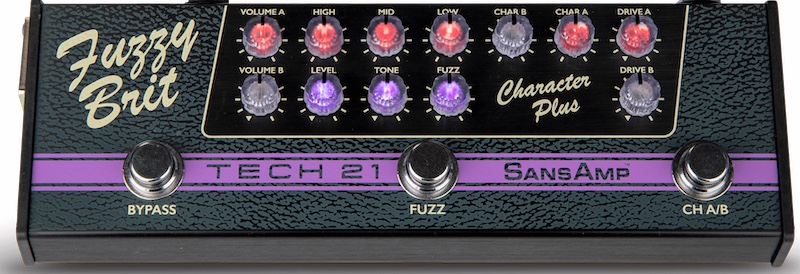 Tech 21 SansAmp Character Plus Series Amp Pedals – MusicPlayers.com