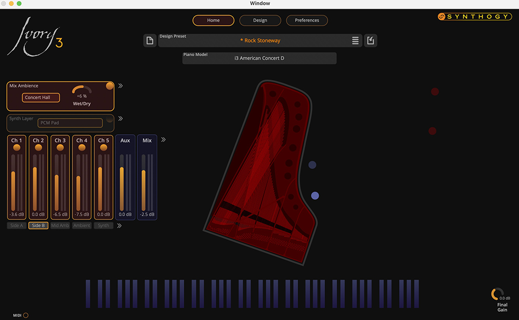 Ivory 3 American Concert D Virtual Piano – MusicPlayers.com